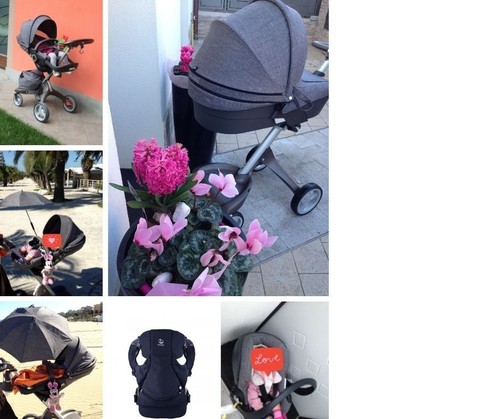 Passeggino trio stokke - trio,